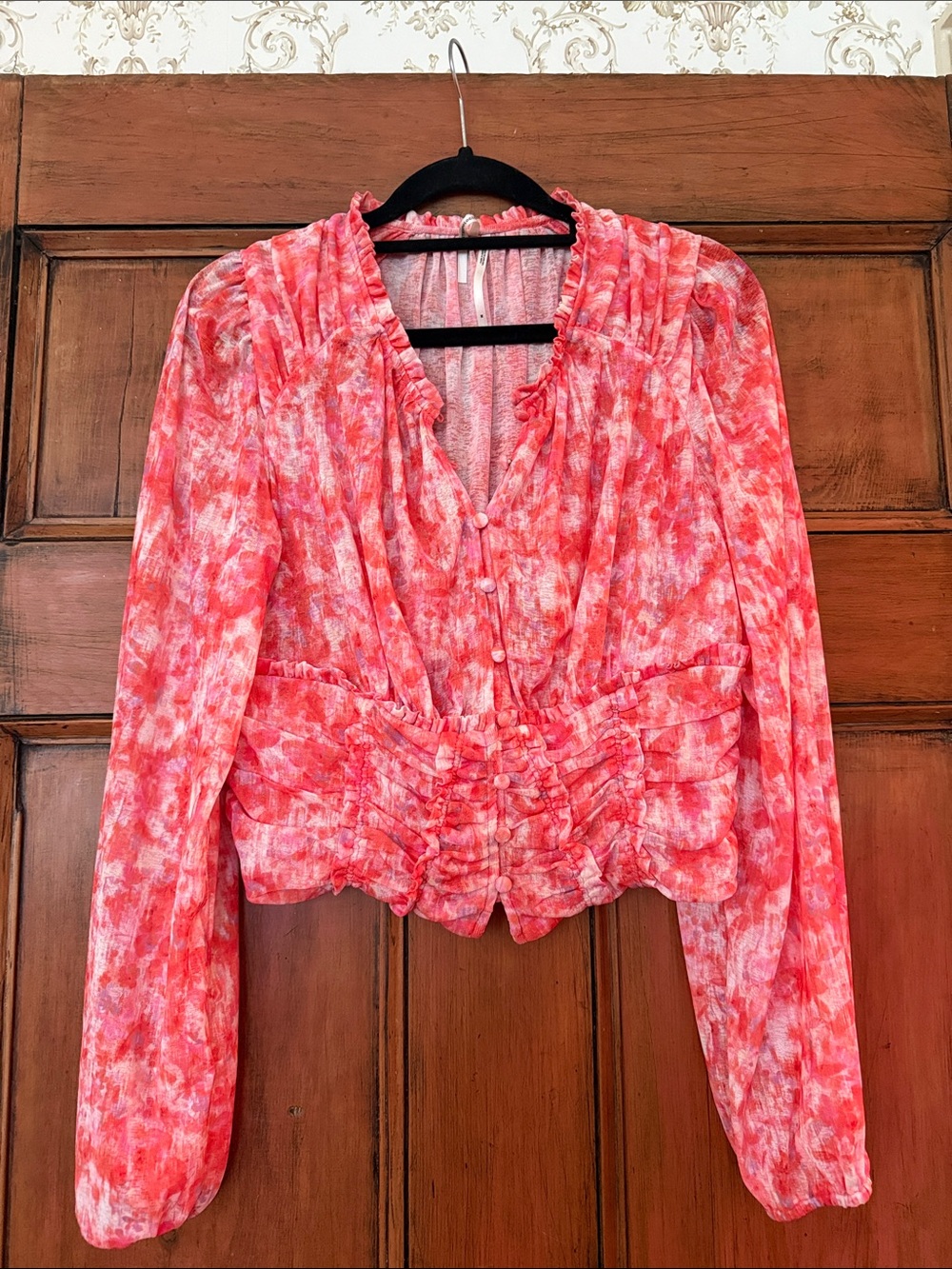 Anthro floral top